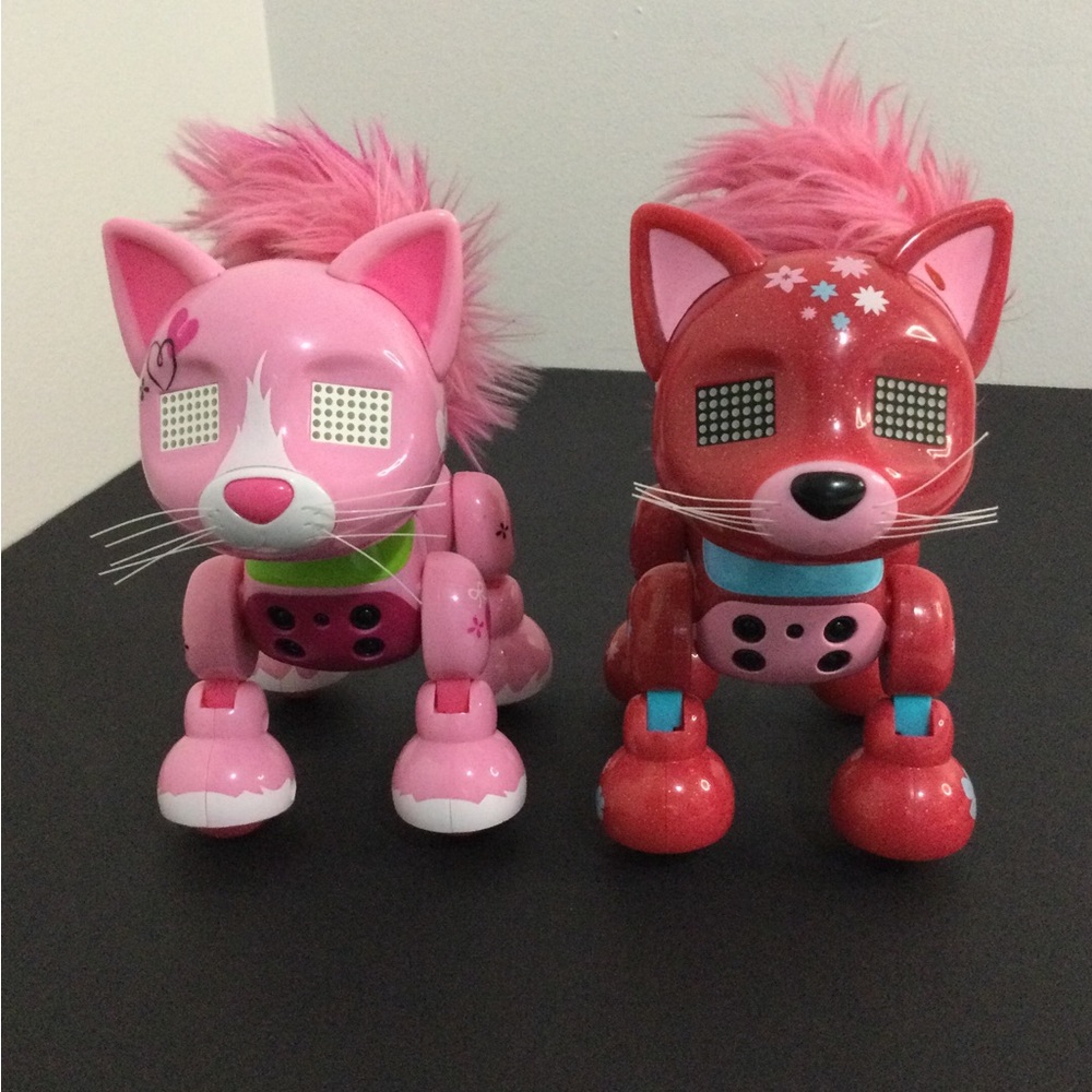 2  Zoomer Meowzies Interactive Cat Kitten by Spin Master, Both works well ❤️💖
